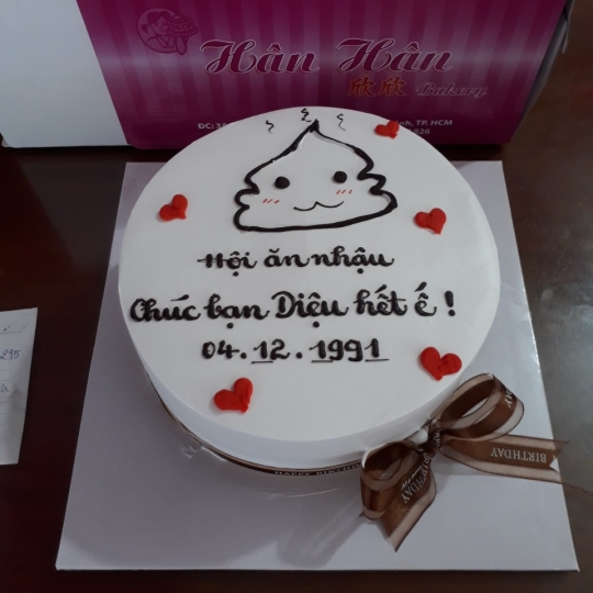 Bánh kem vẽ hình  