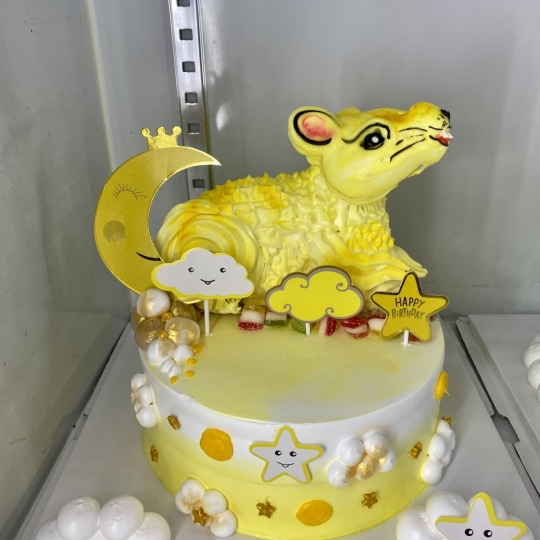 bánh kem sinh nhật thú nổi