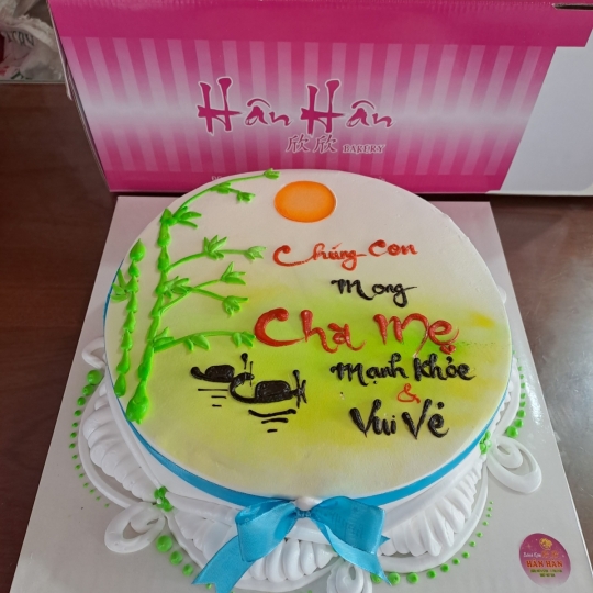 Bánh kem vẽ hình  