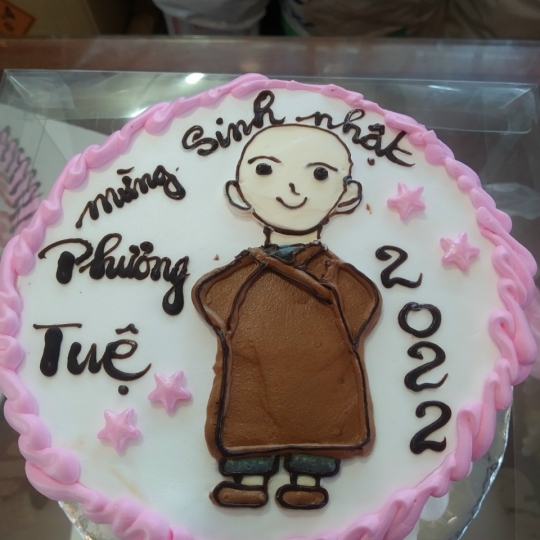 Bánh kem vẽ hình  