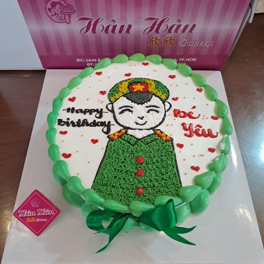Bánh kem vẽ hình  
