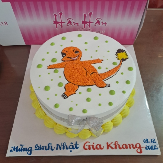Bánh kem vẽ hình  