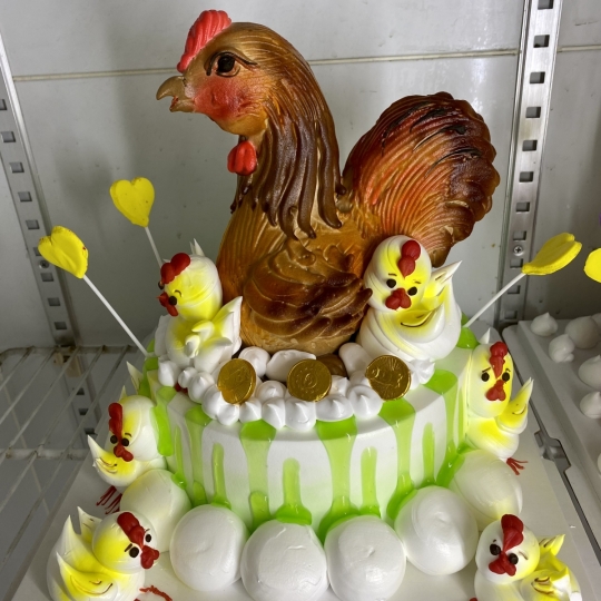 bánh kem sinh nhật thú nổi