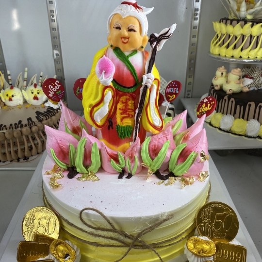 bánh kem mừng thọ