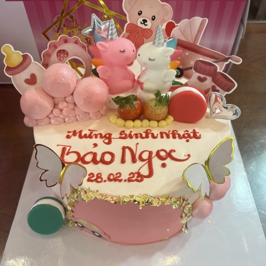 bánh kem hình ngựa pony