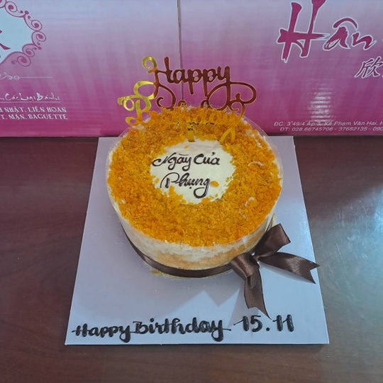 bánh kem bông lan trứng muối 