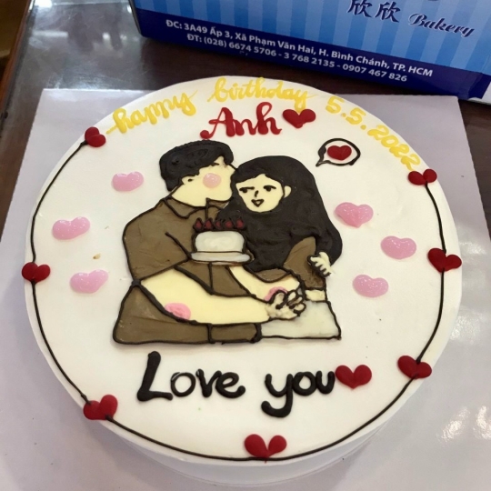 BÁNH KEM VẼ HÌNH