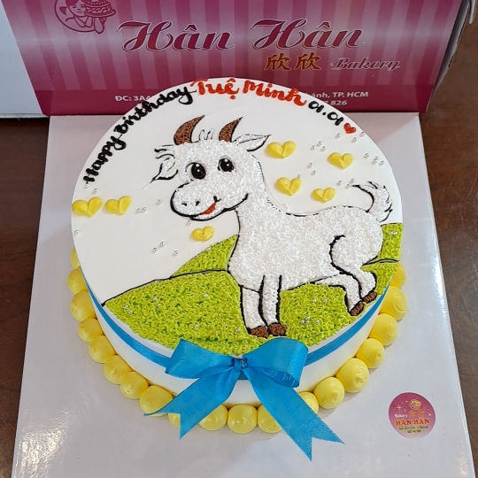 Bánh kem vẽ hình  
