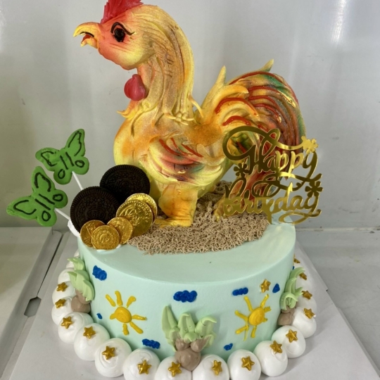 bánh kem sinh nhật thú nổi