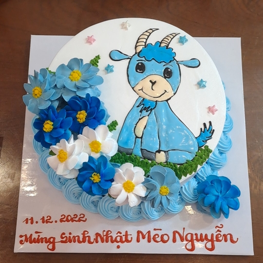 Bánh kem vẽ hình  