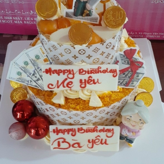 bánh kem bông lan trứng muối 