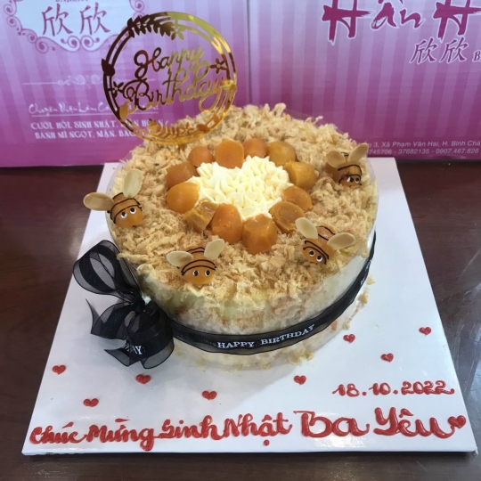 bánh kem bông lan trứng muối 