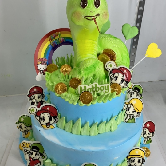 bánh kem sinh nhật thú nổi