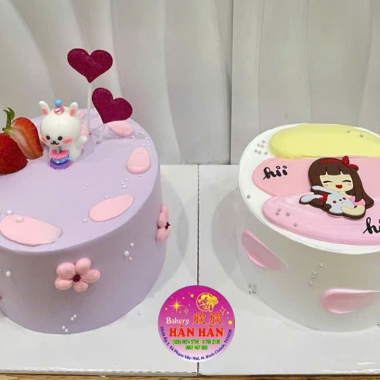 Bánh kem vẽ hình