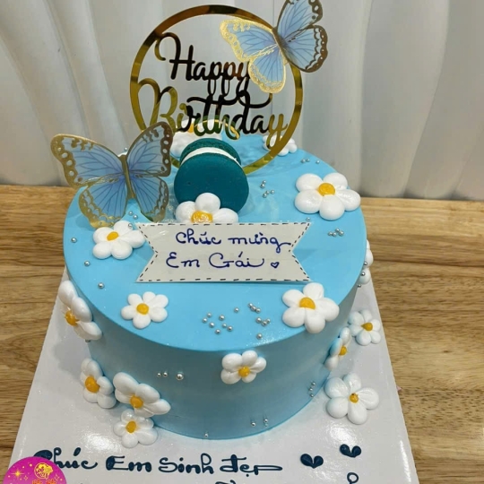 Bánh kem bông hoa