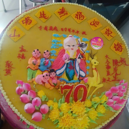  Bánh kem mẫu thọ