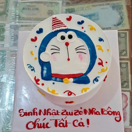 Bánh kem vẽ hình