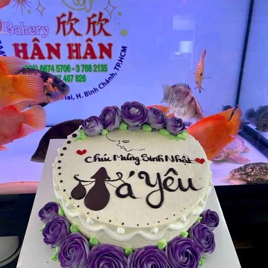 Bánh kem vẽ hình
