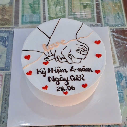 Bánh kem vẽ hình