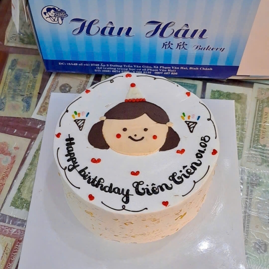 Bánh kem vẽ hình