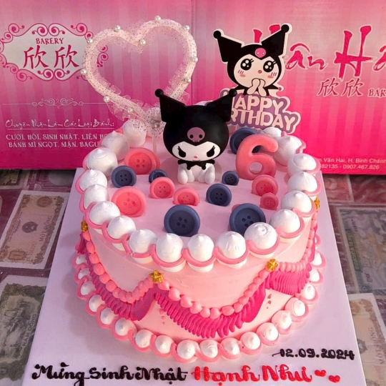 Bánh kem mẫu bé gái