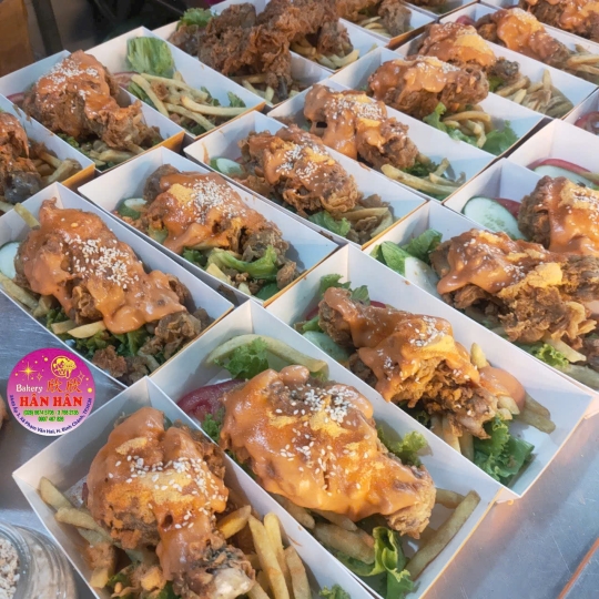 GÀ RÁN SỐT 
