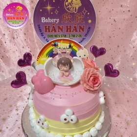 bánh kem sinh nhât bé gái