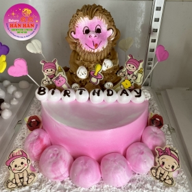 bánh kem sinh nhật thú nổi