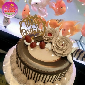 bánh kem bông hoa 