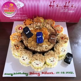 bánh kem bông lan trứng muối 