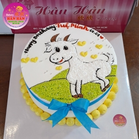 Bánh kem vẽ hình  