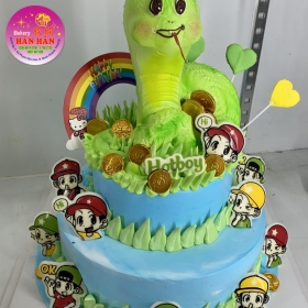bánh kem sinh nhật thú nổi