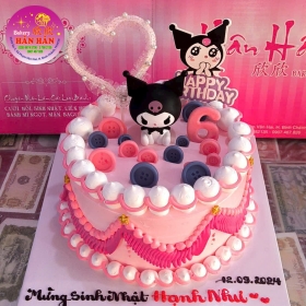 Bánh kem mẫu bé gái