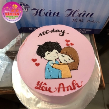 Bánh kem vẽ hình  