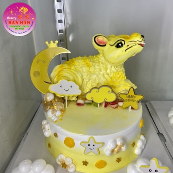 bánh kem sinh nhật thú nổi