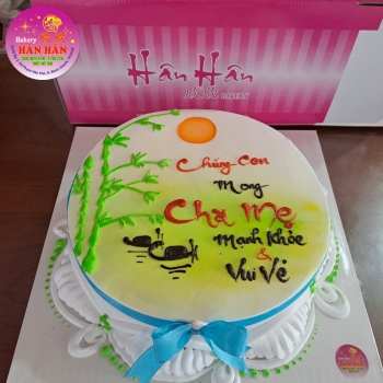 Bánh kem vẽ hình  