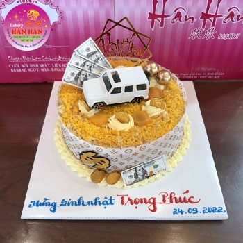 bánh kem bông lan trứng muối 