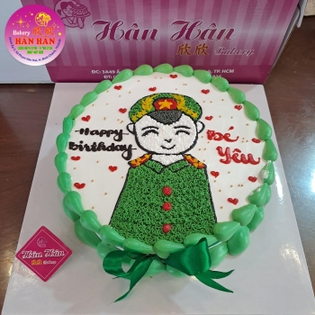 Bánh kem vẽ hình  