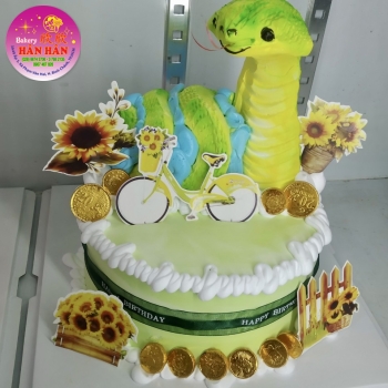 bánh kem sinh nhật thú nổi