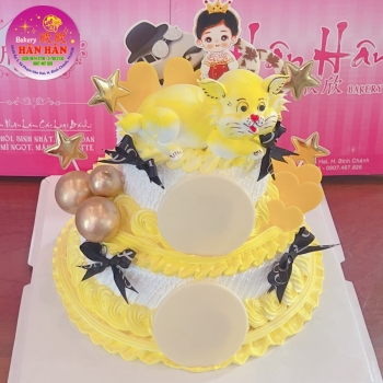 bánh kem 2 tầng 
