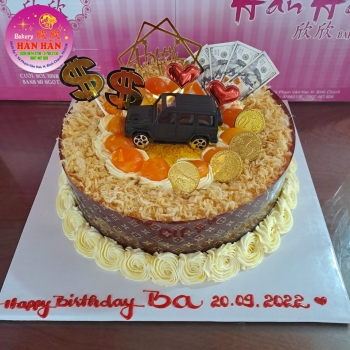bánh kem bông lan trứng muối 