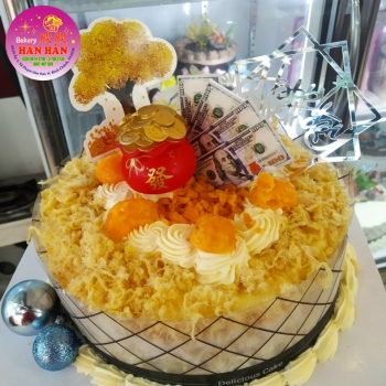 bánh kem bông lan trứng muối