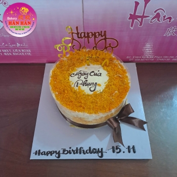 bánh kem bông lan trứng muối 