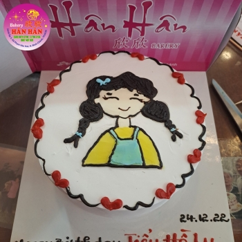Bánh kem vẽ hình  