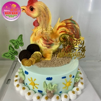 bánh kem sinh nhật thú nổi
