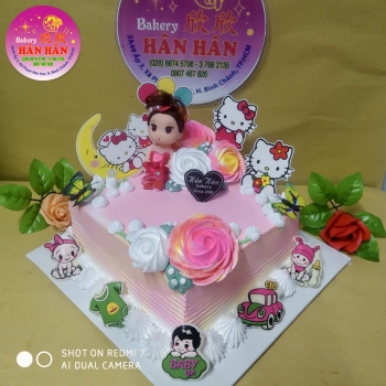 bánh kem sinh nhât bé gái