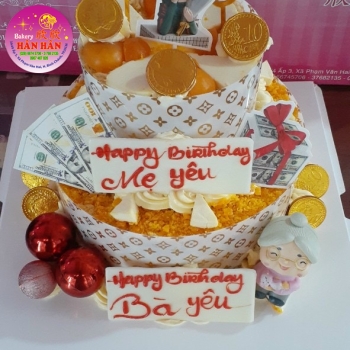 bánh kem bông lan trứng muối 