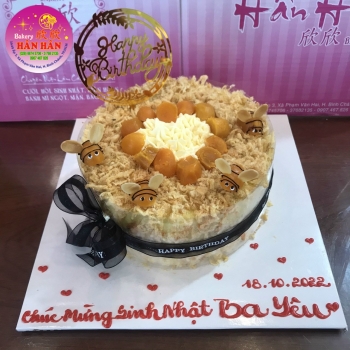bánh kem bông lan trứng muối 