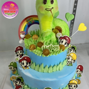 bánh kem sinh nhật thú nổi