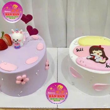 Bánh kem vẽ hình